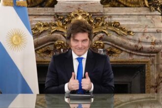 Javier Milei habló por cadena nacional