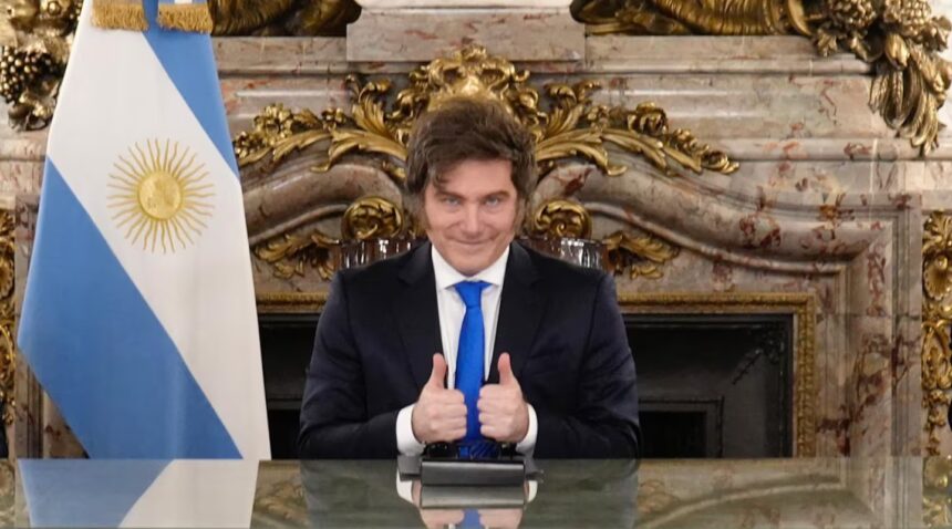 Javier Milei habló por cadena nacional